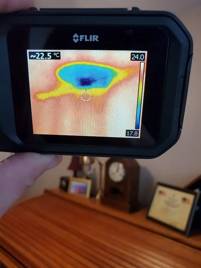 Thermal imaging inspection for water damage in Los Osos